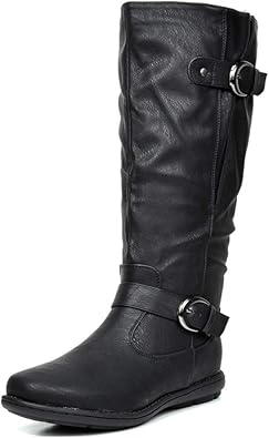 wide calf fur lined boots