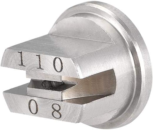 sourcing map Flat Fan Spray Tip, 110 Degree Stainless Steel Nozzle (1.8mm Orifice Diameter), 110 Degree (1.8mm Orifice Dia) - Image 4