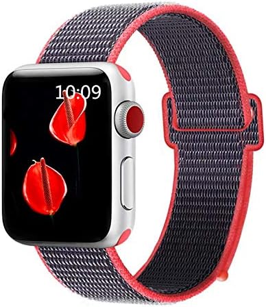 Booyi Sport Band Compatible with Apple Watch 38mm 40mm 42mm 44mm,Strap Replacement for Series 4 3 2 1