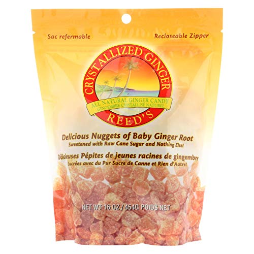 Reeds Crystallized Ginger Candy 6 x16 Oz Pricepulse
