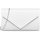TINDTOP Clutch Purses for Women, PU Leather Formal Evening Bags Shoulder Party Handbags Wedding Cocktail Prom Clutches