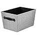 Creative Scents Fabric Decorative Storage Basket (Gray Birch)