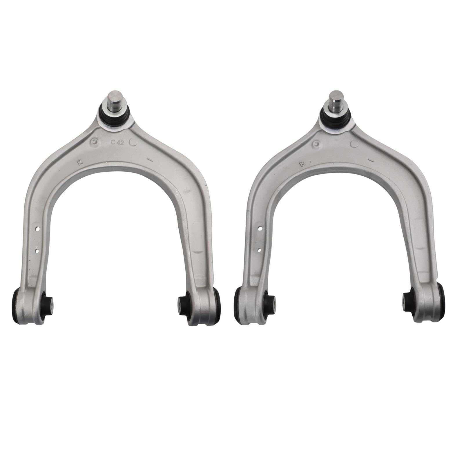 TRQ Front Upper Control Arm with Ball Joint Set Driver and Passenger Side 2 Pieces Compatible with 2019-2024 BMW X5 2020-2024 BMW X6 2019-2024 BMW X7 Image