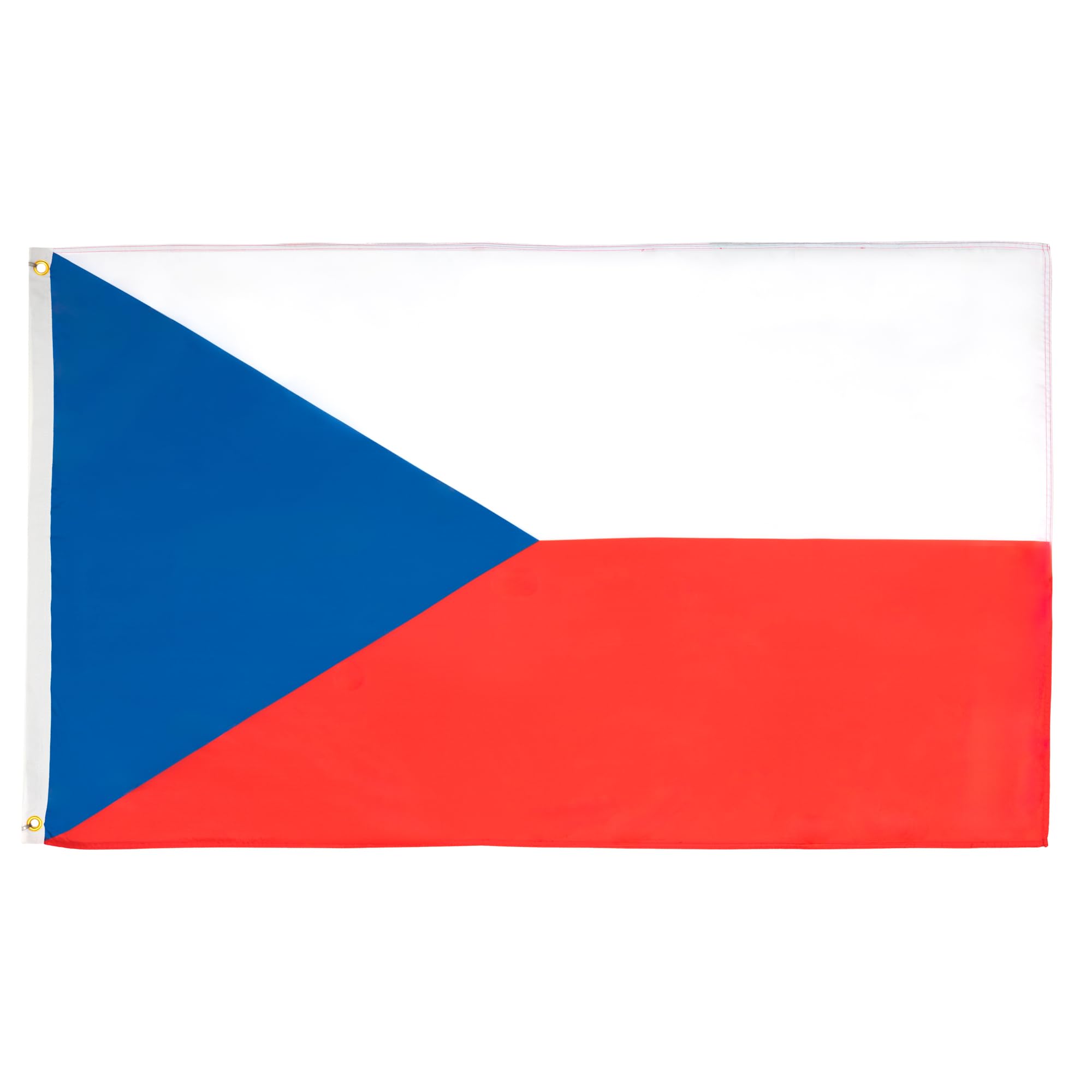 AZ FLAG - Czech Republic Flag - 2x3 Ft - 100D Polyester Czech Banner with Two Metal Grommets - Fade Resistant - Vivid Colors - 2' x 3' Feet - 90x60 Cm — image 1