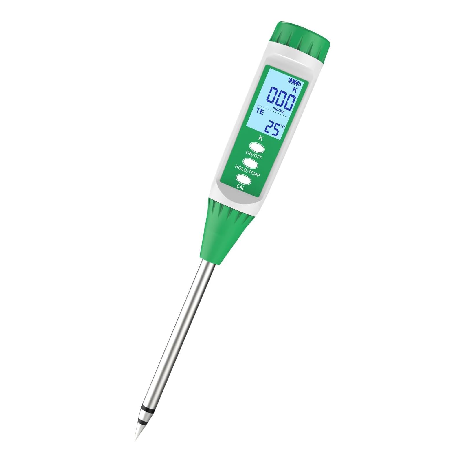 YIYEGO Digital Potassium Soil Tester for Gardeners, Potassium Meter Soil for Outdoor/Indoor, Potting Soil, Garden, Farm, Lawn, Vegetable Garden, Hydroponics