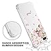 GVIEWIN Clear Case for iPhone 8 Plus/7 Plus, Flower Pattern Design Soft & Flexible TPU Ultra-Thin Shockproof Transparent Floral Cover, Cases for iPhone 7 Plus/8 Plus 5.5 Inch (Cherry Blossom/Pink)