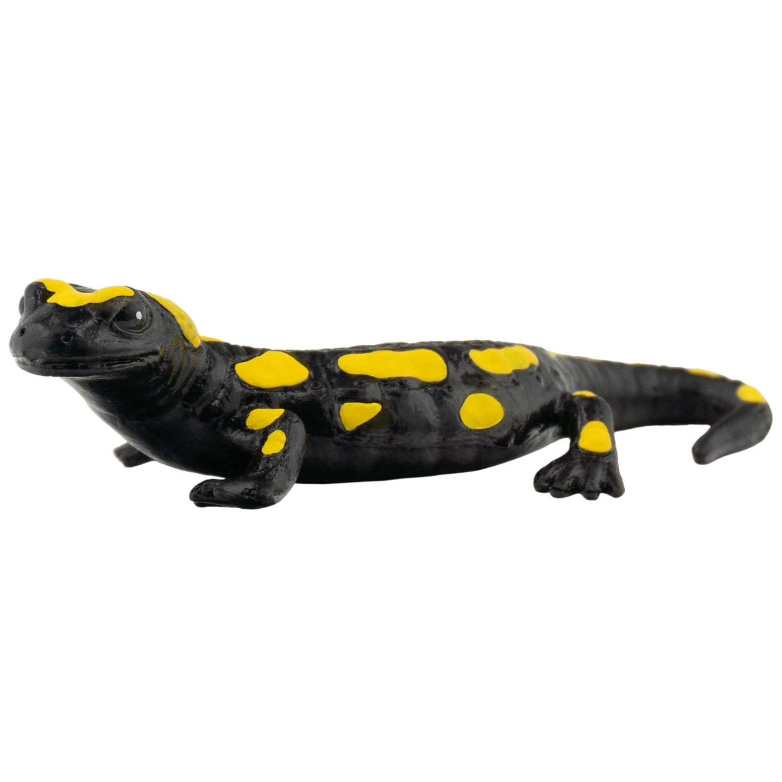 Bullyland Spotted Salamander Figurine, Fire Salamander - from the Forest series and Handpainted