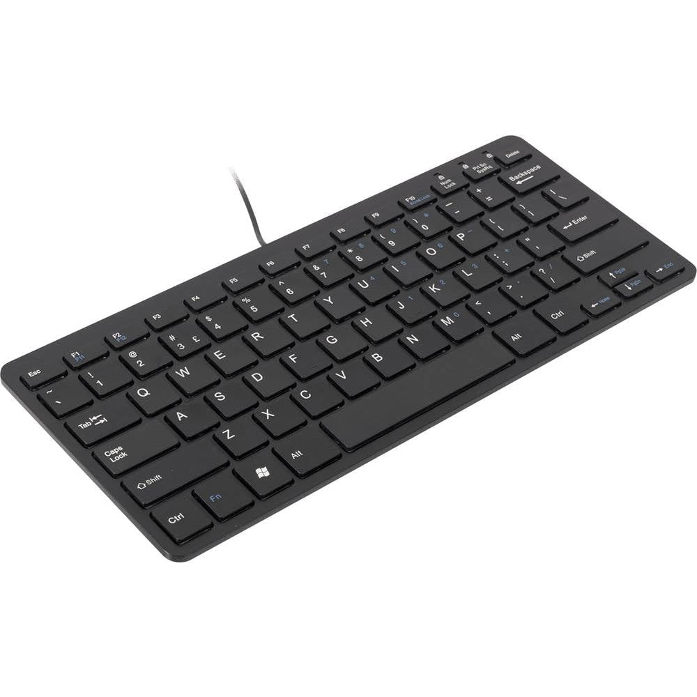 R-Go Compact Keyboard, QWERTY (US), black, wired