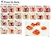 Qmisi Color False Nails Tips Press On Manicure Fashion Design Short Length No Need Glue Maroon