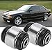 Duokon 2pcs Control Arm Rear Upper Bushing,Silver black Replacement Arm Bushing Rear Control Arm Upper Bushing for E36 E46 E85 Z4 33321140345