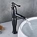 Rozin Tall Waterfall Spout Bathroom Vessel Sink Faucet Single Lever Countertop Mixer Tap Oil Rubbed Bronze