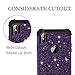 Casetego Compatible with iPhone Xs Max Case,Glitter Sparkle Bling Three Layer Heavy Duty Hybrid Sturdy Shockproof Protective Cover Case for Apple iPhone Xs Max 6.5 inch,Shiny Purple