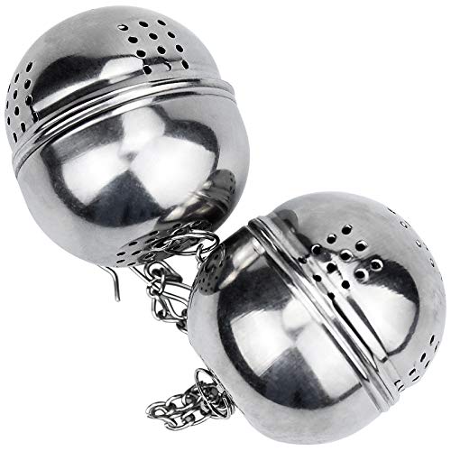 Winfred Teesieb, Teesieb aus Edelstahl, à 4 cm, für Tee, Gewürze und Gewürze, 2 Stück – Bild 8