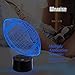 Urwise 3D Rugby Night Light, Rugby 3D Optical Illusion Night Light, 7 Colors Changing Rugby 3D Lamp, Smart Touch Button USB Powered Rugby Night Lights, Amazing Creative Design, Xmas 3600