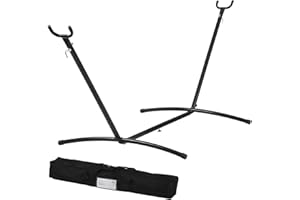 NChanmar Hammock Stand Portable, 450lbs Capacity Heavy Duty Steel Frame, Hammock Frame with Portable Carrying Case（Stand Only, Weather Resistant, 2-People, 114in X 48in X 45in