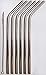 6 Reusable Straws - Stainless Steel Drinking - Set of 6 + 2 Cleaners - Eco Friendly, SAFE, NON-TOXIC non-plastic