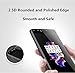 OnePlus 5 Screen Protector, Orbeet Tempered Glass Screen Protector HD Clear Full Coverage 9H Hardness Film Edge to Edge Protection Shield for One Plus 5 (Black)(2 Pack)