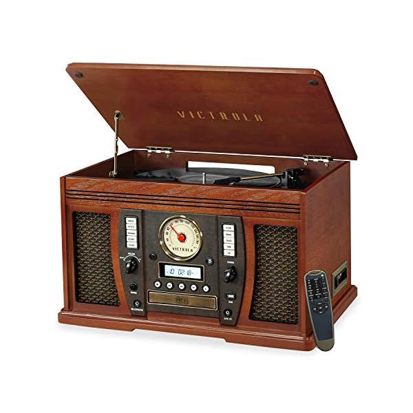 Tocadisco 3 Vel Victrola 8 en 1 Bt Graba Vinilo a MP3