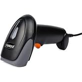 YANZEO USB CCD Barcode Scanner Plug &amp; Play for Office &amp; Warehouse | Plug and play fast scanning; high accuracy for 1D barcodes; ideal for books, offices, warehouses, and stores.