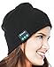 ZenNutt Unisex Bluetooth Beanie 4.1 Winter Hat Black Knit Cap Wireless Musical Running Headphones Cap with 2 Speakers & Mic Unique Tech Christmas Gifts for Men Women Teen Boys Girls