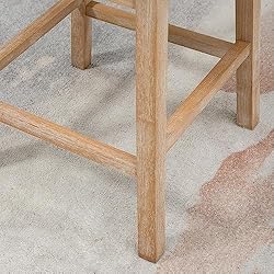 HOMCOM Upholstered Fabric Bar Height Bar