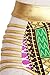 Sundray Pink African Tribal Printed 2PCS Bikini Sets Metallic Cutout Beachwear for Women S