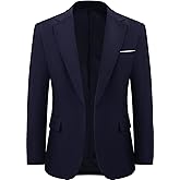 A&J DESIGND Mens Suit Jacket One Button Slim Fit Casual Business Tuxedo Outfit Sport Coats and Blazers