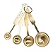Bloomingville, Gold Stainless Steel Measuring Spoon Set, 4 Sizes