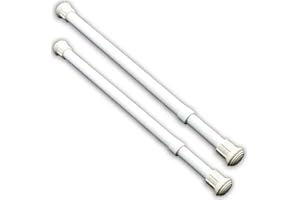 CAKUUMA Johnson Smith Co. Set of 2 Window Security Bars, White