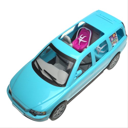 barbie car with backseat