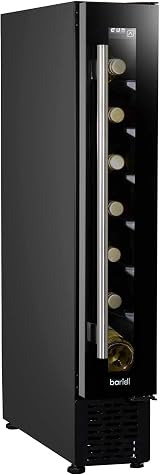 Dellonda Baridi 7 Bottle Slim Wine Cooler Digital Touch 15cm Black DH76 view 1