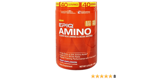 Amazon Com Epiq Amino Fruit Explosion 40 Servings Beauty Personal Care