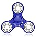 TOOBOM Fidget Spinner Premium Bearing Durable Construction NON-3D Printed Spinning Smooth Long Time Fidget Toy ADHD Relief Stress Reducer Hand Spinner Quiet (BLUE, 1 PACK)