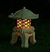 Garden Solar lamp, Garden Decor, TIAAN 14”Height Japanese Style Lantern Solar Garden lamp Solar Pagoda Light