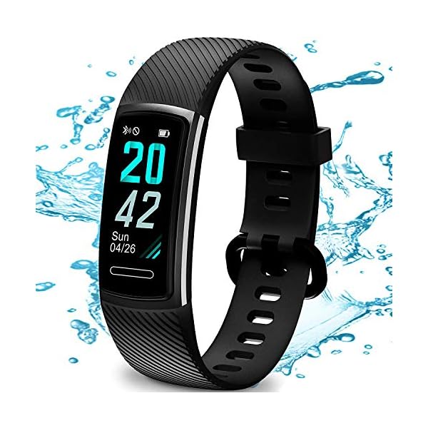 TEMINICE High-End Fitness Trackers HR, Activity Trackers Health Exercise Watch with Heart Rate and Sleep Monitor, Smart Band Calorie Counter, Step Counter, Pedometer Walking for Men Women