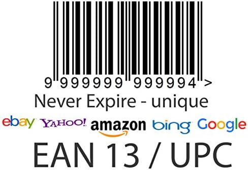 100pcs UPC EAN, certificado números de código de barras para Amazon, EBay Itune (100% garantía): Amazon.com.mx: Electrónicos