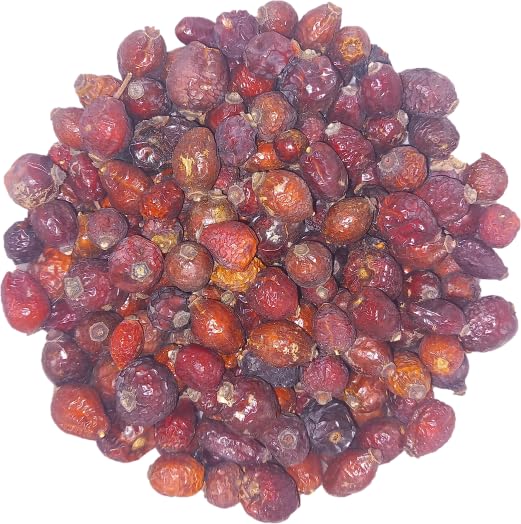 Dried Whole Rosehip herbs for horses, Equine Natural Feed Supplement - 1kg