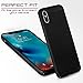 Thinnest iPhone X Case | Best Ultra Slim Black iPhone X Case for Men | Thin Peel iPhone X Case Minimalist Light Air Lightweight for Boys and Teens | Lux iPhone X Case Design and Non Slip