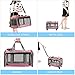 Bonnlo Cat Puppy Pet Wheels Rolling Carrier Stroller - 20