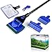 WINOMO Aquarium Fish Glass Tank 5 in 1 Cleaning Kit - Blue Black
