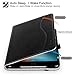 Ztotop for iPad Mini 4 Case, Leather Folio Stand Protective Case Smart Cover with Multi-Angle Viewing, Paperwork Card Pocket, Functional Elastic Strap for iPad Mini 4 - Black