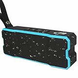 CTLpower Bluetooth Speaker Portable Waterproof Wireless Speaker with 10W Stereo Sound, Dual-Driver for iPhone, iPad and Tablet (Blue)