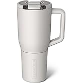 BrüMate Müv - 35oz 100% Leak Proof Insulated Coffee Mug with Handle & Lid - Stainless Steel Coffee Travel Mug - Double Walled Coffee Cup (Dune)