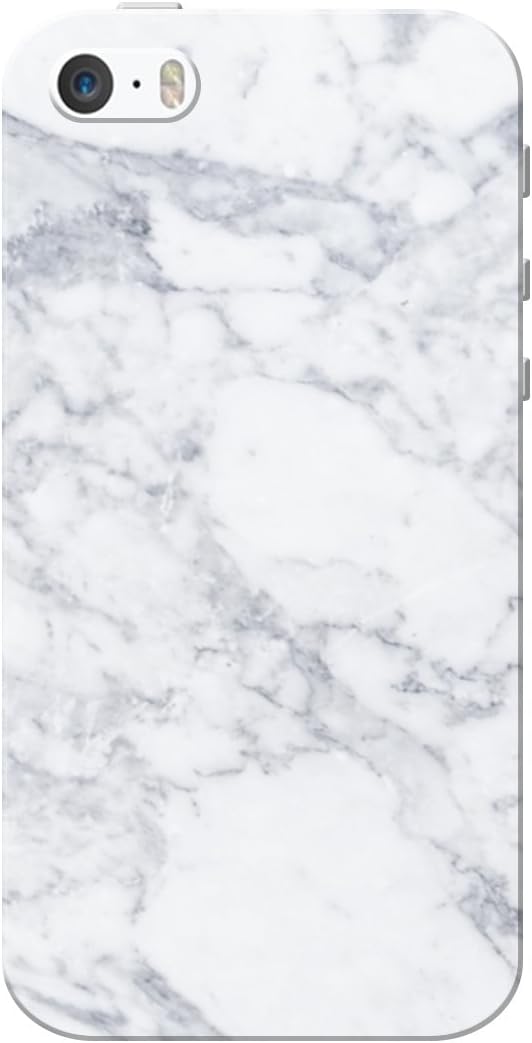 Aseria Marble White Slim Fit Hard Case Cover for Apple iPhone 5/5s