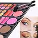 ACEVIVI 78 Colors Eyeshadow Eye Shadow Palette Makeup Cosmetic Set with 12 Lipsticks and 6 Blush, P78 - Ideal for Professional and Daily Use