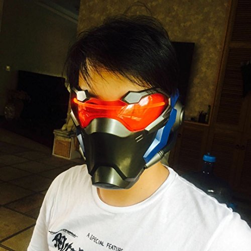 2017 OW Soldier: 76 Weapon Cosplay Light-up Mask Exclusive 1:1 Collectible Props - Thumbnail 6