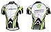 Cycling Jersey for Men Biker Short Sleeve Road Bicycle Shirt Polo Slim Fit Ride Tshirt US XXL Green White