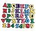 36 PCS ONE Set of Letter and Numbers Shoe Charm for Croc Letter Clog Charms Alphabet Shoe Charms