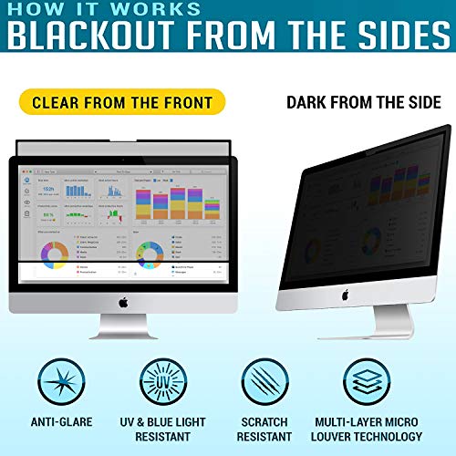 Removable Computer Privacy Screen Filter for 27 inch iMac 5K