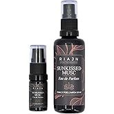 RIAJN Sunkissed Musc Eau de Parfum | Long-Lasting EDP Unisex Cologne | Banana Flower, Tropical Palm, Oceanic Musk | Tropical Summer Fragrance | Non-Irritating Clean Perfume (50 mL)